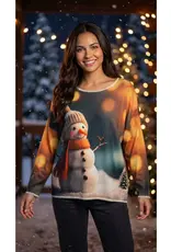 Cozy Christmas Snowman Sweater