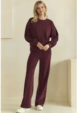 Rebecca Relaxed Ribbed Corduroy Matching Top & Pant Set