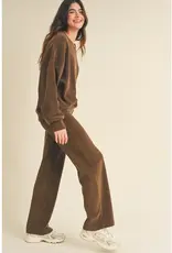 Rebecca Relaxed Ribbed Corduroy Matching Top & Pant Set