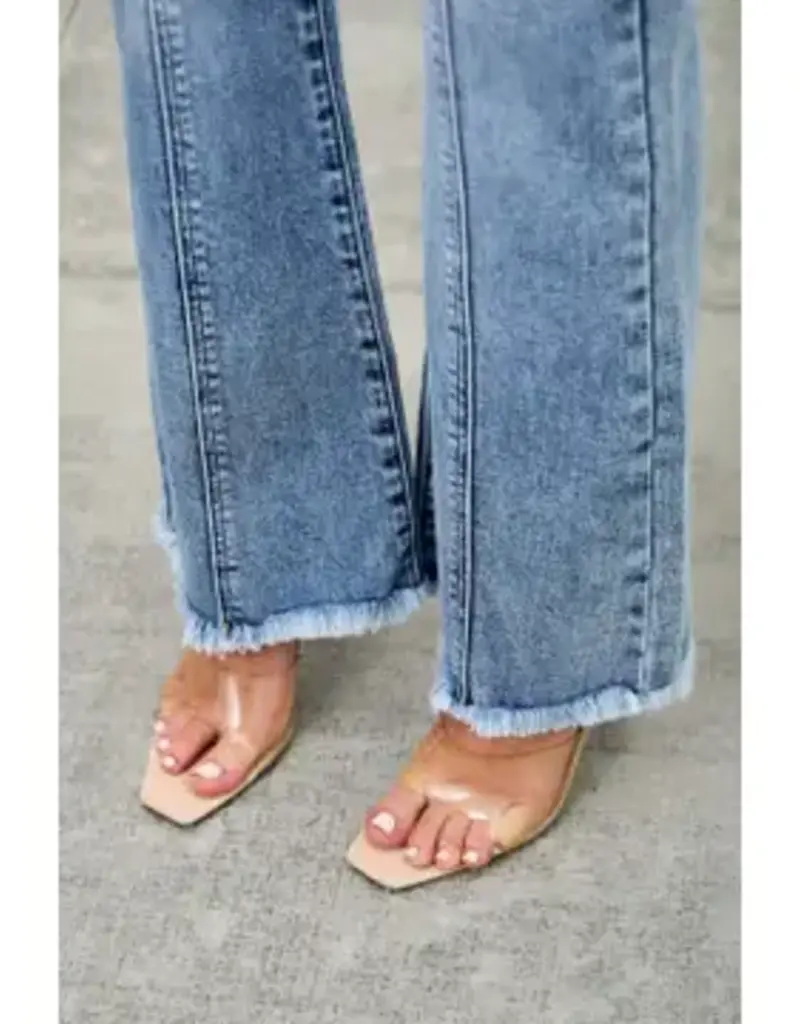 Holly High Rise Boot Cut with Seam Detail