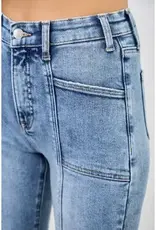 Holly High Rise Boot Cut with Seam Detail