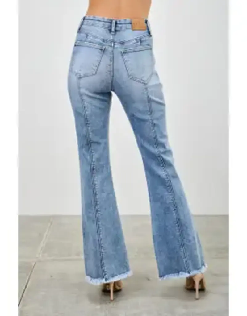 Holly High Rise Boot Cut with Seam Detail
