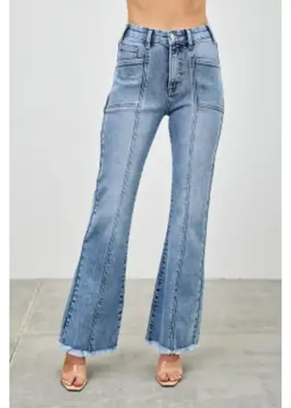 Holly High Rise Boot Cut with Seam Detail