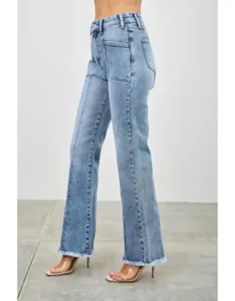 Holly High Rise Boot Cut with Seam Detail