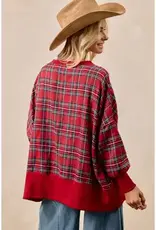 Merry Sweatshirt W/Chenille Letter Patches