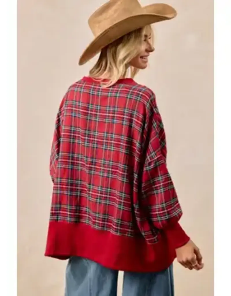 Merry Sweatshirt W/Chenille Letter Patches