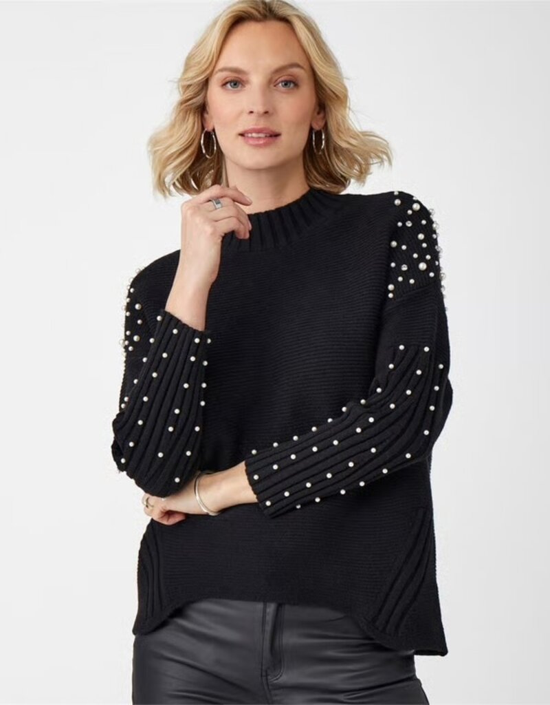 Charlie Paige Knit Pearl Sweater