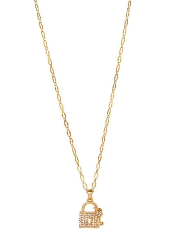 Key To My Heart Necklace - Gold