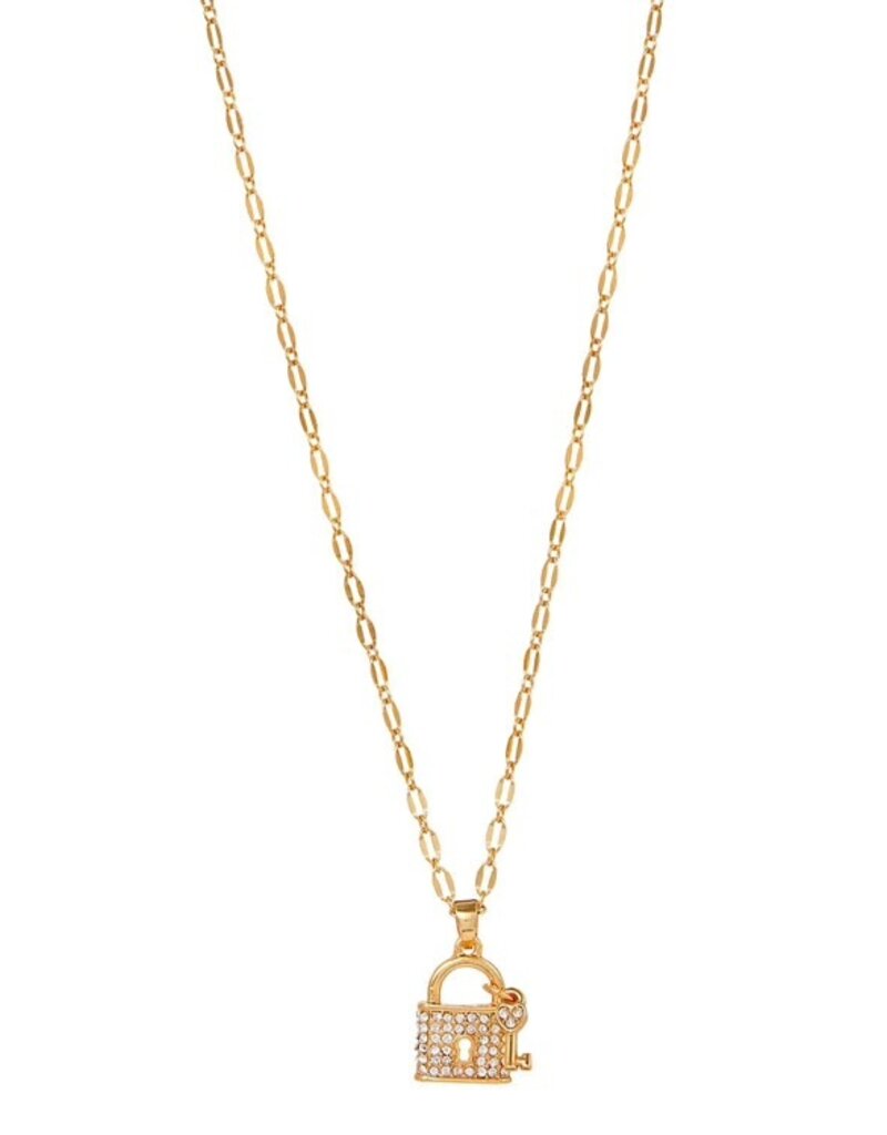 Key To My Heart Necklace - Gold