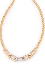 Gold & Silver Mixed Chain Necklace