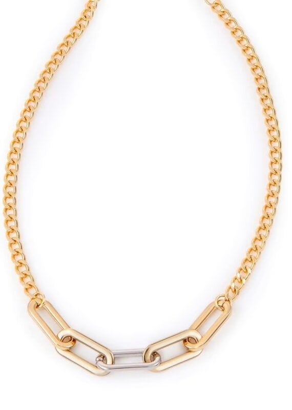 Gold & Silver Mixed Chain Necklace