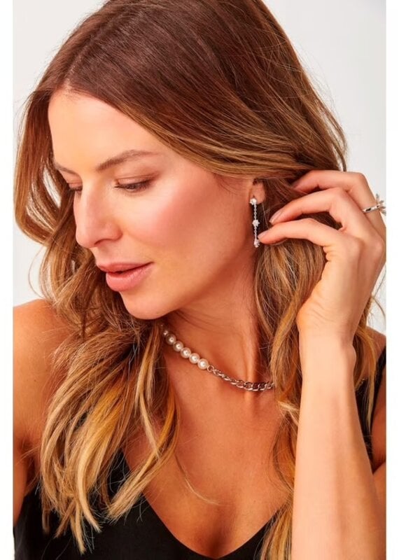 Gold Chunky Chain & Pearl Neck