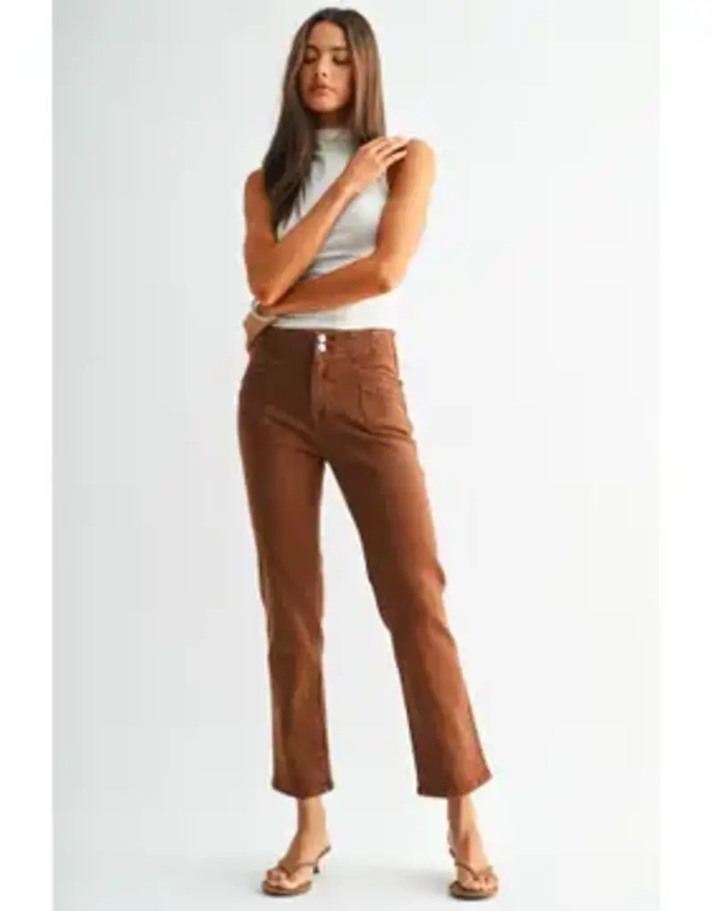 Stephanie High-Rise Straight Ankle