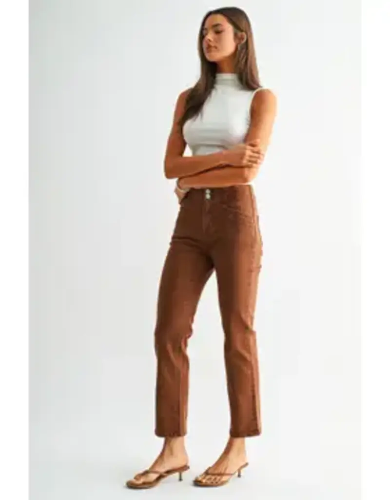 Stephanie High-Rise Straight Ankle