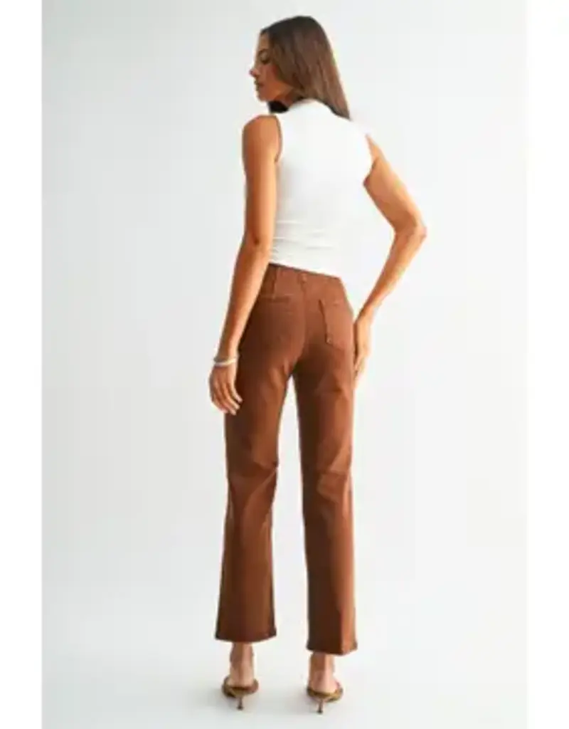 Stephanie High-Rise Straight Ankle