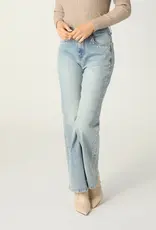 EverStretch Baby Bootcut with Pearl Stud Side Detail
