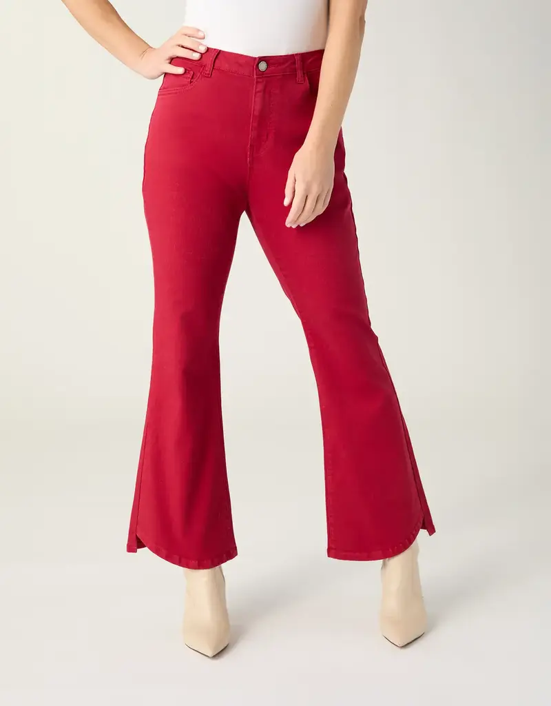 Willa Flare Pant with Curved Hem