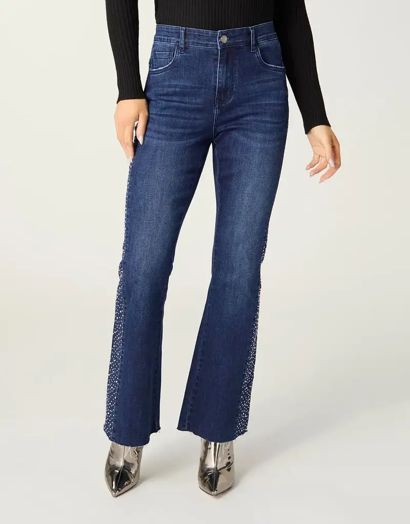 Bambu Soft Flare with Rhinestone Side