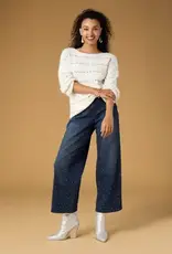 Bonnie Sequin Mini-Pom Boatneck Sweater