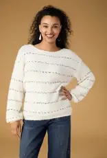 Bonnie Sequin Mini-Pom Boatneck Sweater