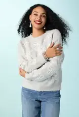 Embellished Ribbon Sweater