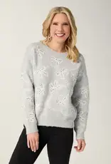 Embellished Ribbon Sweater