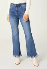 EverStretch Flare with Pearl & Fringe Hem