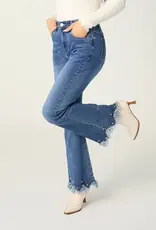 EverStretch Flare with Pearl & Fringe Hem