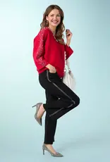 Heavenly-Luxe Dolman Sweater with Rhinestones