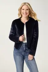Vanessa Quilted Velour Jacket