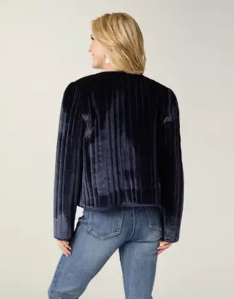 Vanessa Quilted Velour Jacket