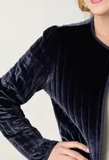Vanessa Quilted Velour Jacket