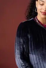 Vanessa Quilted Velour Jacket