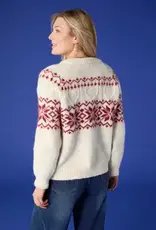 Maalin Fair Isle Cardigan with Toggle Buttons