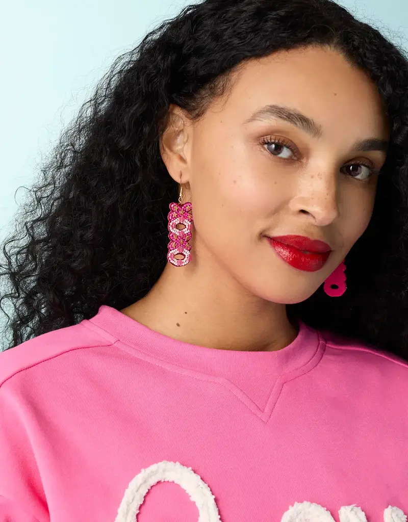XOXO Earrings - Pink