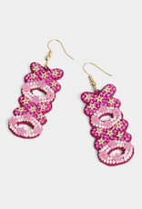 XOXO Earrings - Pink