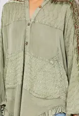 Bohemian Elegance: Stonewashed Top