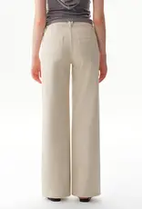 Mid Rise Straight Pant with Front Patch Pockets