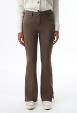Rebecca High Rise Flare Leg Jeans with Side Slits