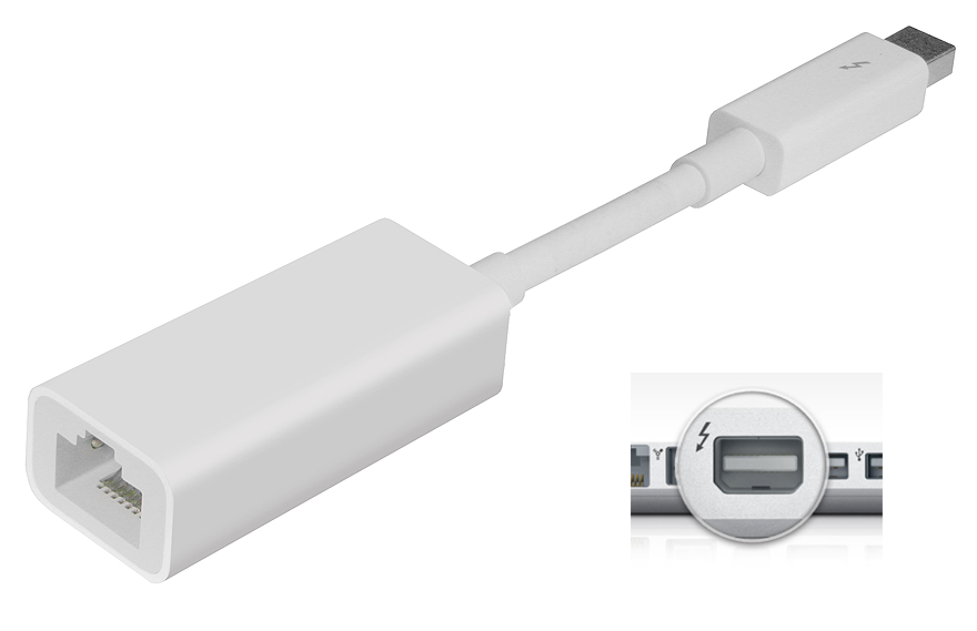 MD463LL/A Apple Thunderbolt To Gigabit Adapter Sight & Sound Fort Frances