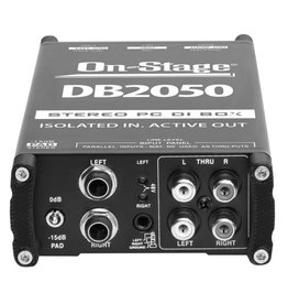 On-Stage Stands DB2050 Stereo Active media DI Direct Box