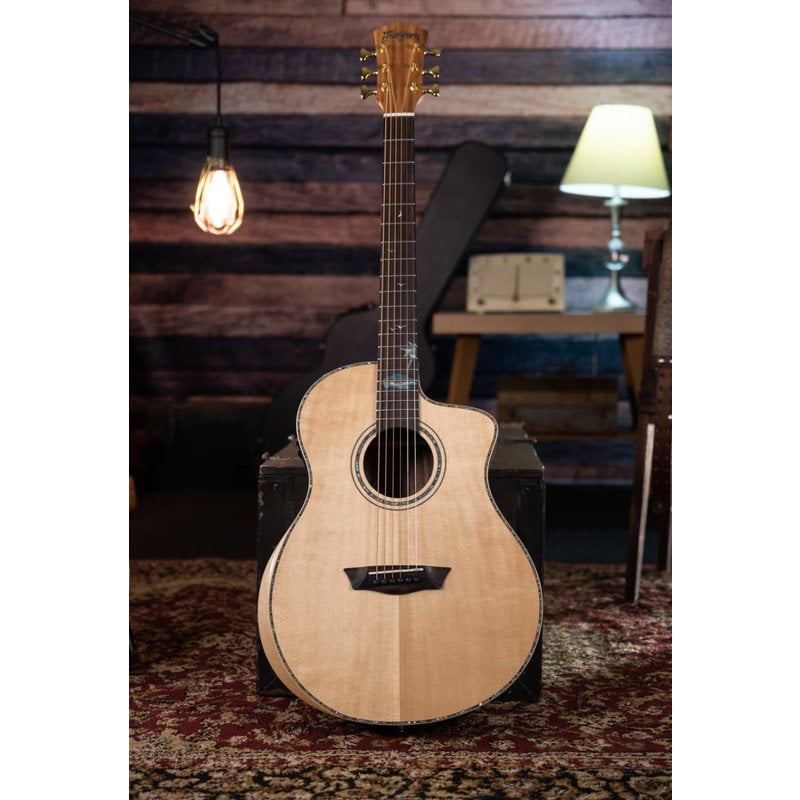 Bella Tono Studio 56 Elec/Acoustic Guitar Solid Spruce/Acacia