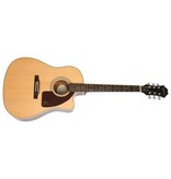 Epiphone J-15EC Deluxe Elec/Acoustic Guitar w/Hardcase - AJ210CE Sunburst