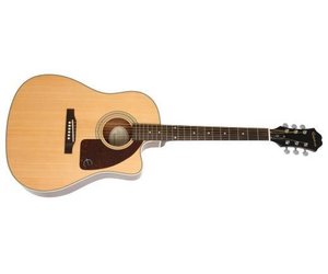Epiphone Ltd Elec/Acoustic Guitar w/Hardcase - AJ210CE Sunburst 