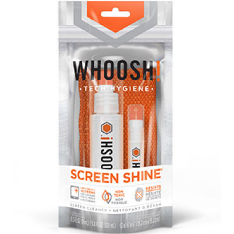 WHOOSH! Screen Shine Duo+ Desk Bottle and Pocket Sprayer