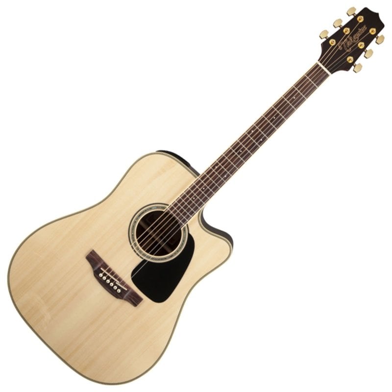 Dreadnought Cutaway Acoustic-Electric Guitar - Natural