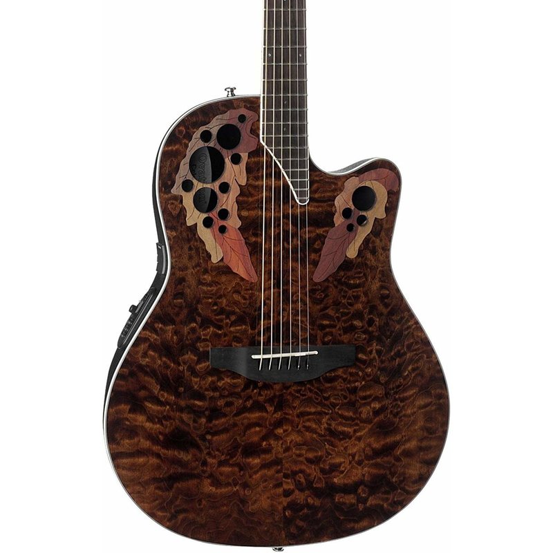 Celebrity Standard Super Shallow Acoustic-Electric Guitar, Quilted Maple