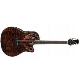 Ovation CE48P-TGE - Celebrity Standard Super Shallow Acoustic-Electric Guitar, Quilted Maple