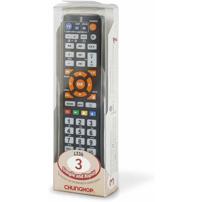 3-in-One IR Learning remote