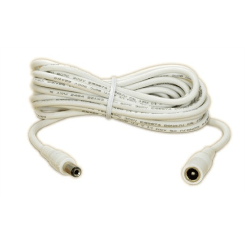 Power Extension Cable 12VDC 3M White